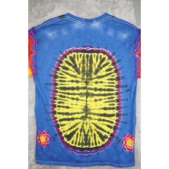 Handmade Tie-Dye Skull Shirt – Size M – Gildan 100% Cotton – Psychedelic Art Tee - Picture 5 of 6